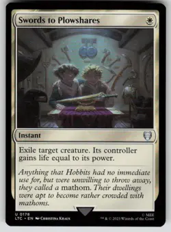 Swords to Plowshares Commander: The Lord of the Rings 178 MTG NM - Image 1