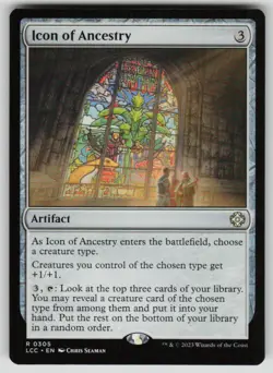 Icon of Ancestry Rare Commander: The Lost Caverns of Ixalan 305 MTG Near Mint - Image 1