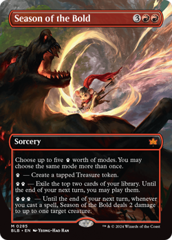 Season of the Bold (FOIL) x1 - MTG Bloomburrow BLB #285 - Image 1