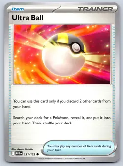 Ultra Ball 131/132 Mega Evolution Pokemon NM - Image 1