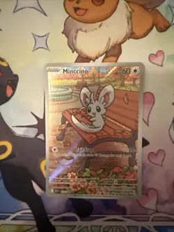 Minccino 152/086 Holo Illustration Rare Black Bolt Pokemon Holo Near Mint - Image 1