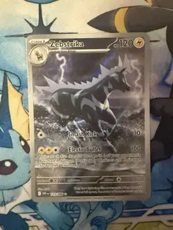 Pokemon TCG - S&V - White Flare - Zebstrika 115/086 - Illustration Rare - NM - Image 1