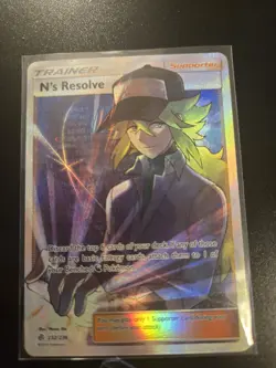 Pokemon N's Resolve 232/236 Sun & Moon Cosmic Eclipse Full Art Rare NM - Image 5