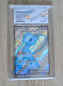 Pokemon TCG Mew EX 216/091 Paldean Fates Ace 9 Mint Condition - Image 1