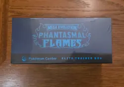 Phantasmal Flames Pokemon Center ETB (Elite Trainer Box) Sealed - Image 2