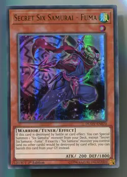 Yu-Gi-Oh! Secret Six Samurai Fuma Ultra Rare englisch DUOV-EN070 - Image 1