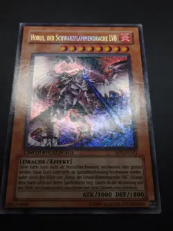 YUGIOH 2005 | HORUS THE BLACK FLAME DRAGON LV8 | EEN-DESE1 | GERMAN | VG-EX - Image 5