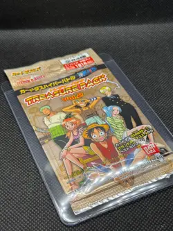 2002 One Piece Carddass Hyper Battle Treasure Pack Vol.2 Sealed Booster Pack - Image 4