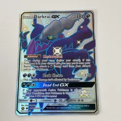 Pokemon TCG SV70/SV94 Darkrai GX Hidden Fates Holo Full Art Ultra Rare Card - Image 1
