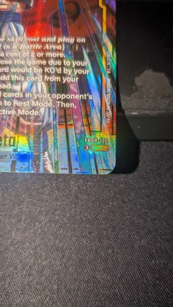 Gogeta FB09-122 Secret Rare Alternate Art Dual Evolution Dragon Ball Card Game - Image 5