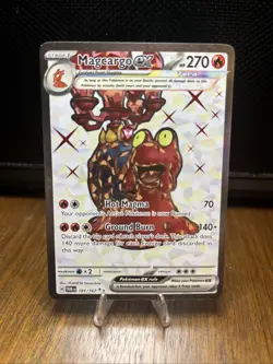 Pokemon TCG Magcargo EX Scarlet & Violet Twilight Masquerade Card 191/167 - Image 1