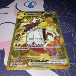 Pokemon TCG Paldea Evolved Skeledirge EX Hyper Rare Card 272/193 NM Condition - Image 2