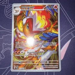 Infernape Illustration Twilight Masquerade Pokemon TCG Card 173/167 NM/Mint - Image 1