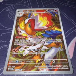 Infernape Illustration Twilight Masquerade Pokemon TCG Card 173/167 NM/Mint - Image 2