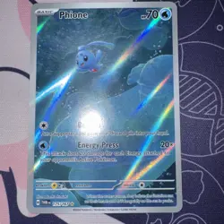 Pokemon TCG Phione Card 175/167 IR Sv06: Twilight Masquerade 2024 NM Condition - Image 1