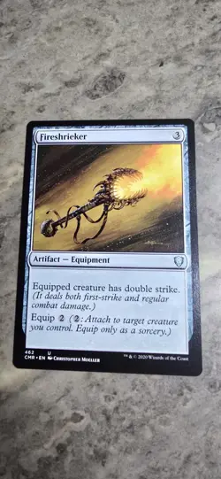 Fireshrieker Commander Masters Regular Artifact Equipment Uncommon MTG NM - Image 1