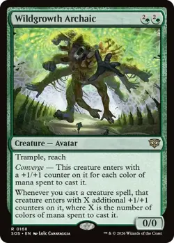 1 x Wildgrowth Archaic - Foil - Secrets of Strixhaven - NM-Mint - MTG - Image 1