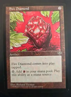 Fire Diamond Mirage MTG Regular Lightly Played - Image 1