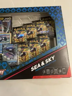 Pokemon TCG Crown Zenith Sea and Sky Premium Collection Box SEALED 14 Packs - Image 4