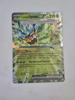 Teal Mask Ogerpon ex 025/167 Double Rare Twilight Masquerade Pokemon Holo NM - Image 1