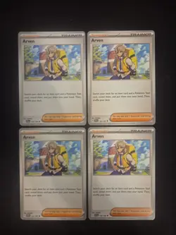 4x Arven Playset - 166/198 - SV1: Scarlet & Violet Base - Pokemon TCG - Trainer - Image 1