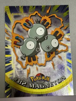 Pokemon Topps Tv Animation Edition Series 2 Magneton #82 Foil Blue Logo 2000 NM - Image 1