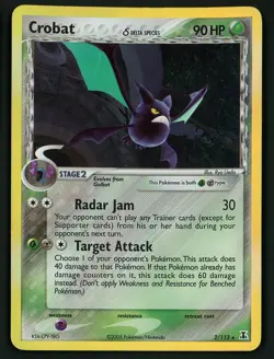 Crobat MP 2/113 - Holo Rare Delta Species 🏝 Pokemon - Image 1