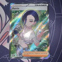 Pokemon Perrin TCG Ultra Rare Full Art Trainer Twilight Masquerade 209/167 NM/M - Image 1