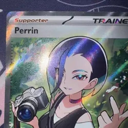 Pokemon Perrin TCG Ultra Rare Full Art Trainer Twilight Masquerade 209/167 NM/M - Image 4