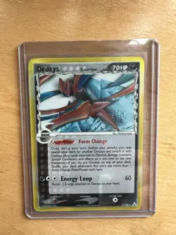 Vintage Pokemon Deoxys Delta Species Reverse Holo 3/110 - Image 1