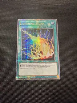Yu-Gi-Oh! TCG - Lightning Storm - RA01-EN061 - Quarter Century Rare - Image 1