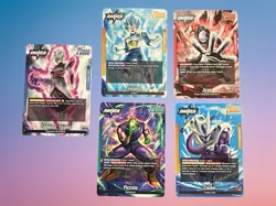 Dragon Ball Z DBZ Super Fusion World Bundle Of 9 Cards Buu Cell Awaken Leader 9B - Image 3