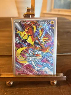 Pokemon TCG Zeraora Stellar Crown Holo Card 151/142 NM - Image 1