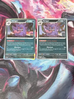 Pokemon Gengar POR 050/088 Set of 2 Cards - Image 1