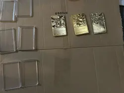 Pokemon Charizard, Pikachu & Togepi 23k Gold Plated Cards 1999 - Image 3