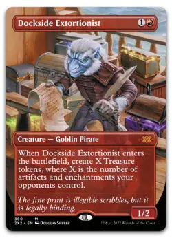 Dockside Extortionist (Borderless) #360 (NM) Double Masters 2022 2X2 Magic MTG - Image 1