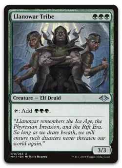 Llanowar Tribe #170 (NM) Modern Horizons MH1 Magic MTG - Image 1