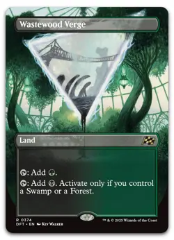 Wastewood Verge (Borderless) #374 (NM) Aetherdrift DFT Magic MTG - Image 1
