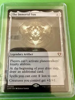 The Immortal Sun Regular 393 - MTG CMM - M/NM Unplayed FAST2SHIP!! - Image 1