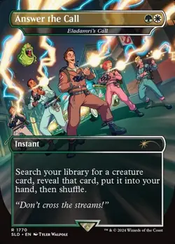 Eladamri's Call "Answer the Call" - Extended Art Secret Lair NM MTG - Image 1