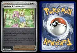 ANTHEA & CONCORDIA 182/217 UNCOMMON ASCENDED HEROES POKEMON REVERSE HOLO NM - Image 1