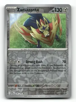 Zamazenta 146/182 - Destined Rivals Reverse Holo - Pokemon Card NM/M - Image 1