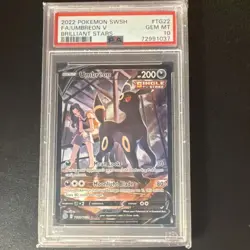 Pokemon TCG 2022 Umbreon V TG22/TG30 Full Art Holo Ultra Rare PSA 10 - Image 1