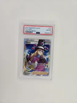 Avery Trainer Ultra Rare 187/198 Pokemon 2021 Chilling Reign PSA 8 Supporter - Image 2