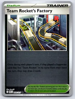 TEAM ROCKET'S FACTORY 203/217 REVERSE HOLO ME: ASCENDED HEROES POKEMON NEAR MINT - Image 1