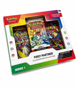 Pokemon First Partner Illustration Collection Series 1 Box Booster Promo English - Image 1