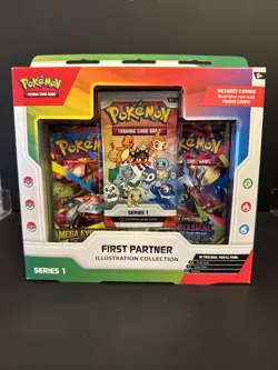 Pokemon TCG First Partner Illustration Collection Series 1 New Sealed - Image 1