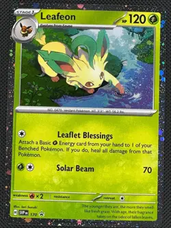 Leafeon (Cosmos Holo) 170 Holo Promo Scarlet & Violet Promo Pokemon Near Mint - Image 1