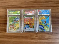 Pokemon Bulbasaur Charmander Squirtle First Partner Kanto ACE 10 Set Sequential - Image 1