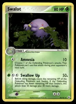 2004 Pokemon - Hidden Legends Swalot Non HOLO Stage 1/Uncommon #50 - Image 1